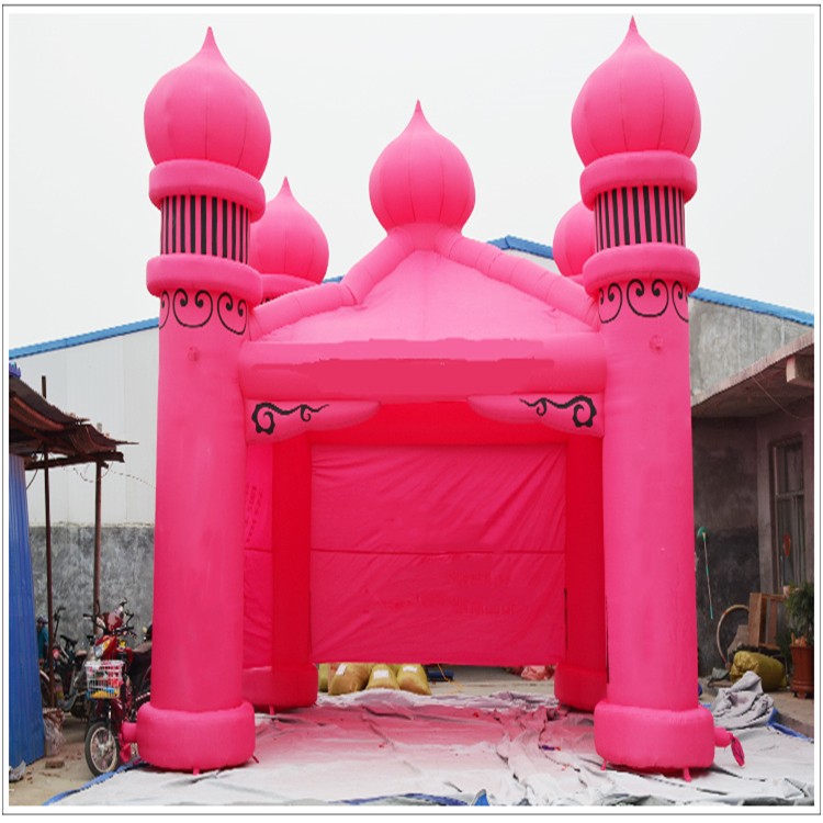盐山粉色帐篷